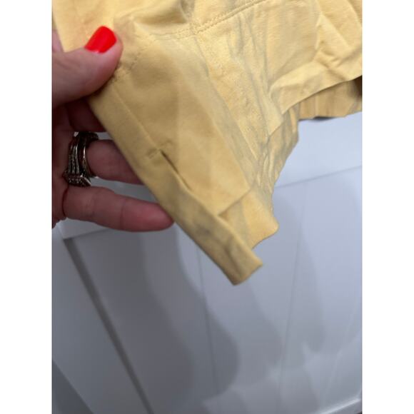 J. Jill Luxe Supima Hoodie in buttery yellow size XL - Picture 4 of 6
